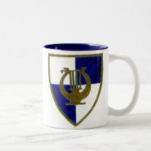 Escudo de la música taza