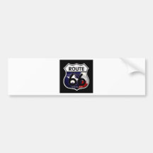Escudo de la ruta 66 de la bandera de Tejas Etiqueta De Parachoque