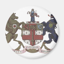 Escudo de la sociedad de la ley iman de frigorífico