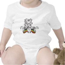 Escudo de Rasta Traje De Bebé