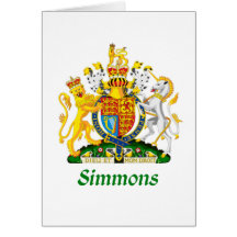 Escudo de Simmons de Gran Bretaña Felicitaciones