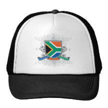 Escudo de Suráfrica Gorras De Camionero