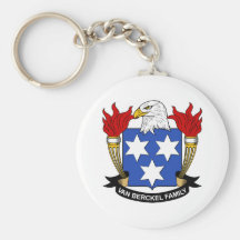 Escudo de Van Berckel Family Llavero Personalizado
