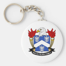 Escudo de Van Guysling Family Llavero