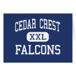Escudo del cedro - Falcons - alto - Líbano Tarjeta