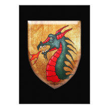 Escudo del dragón anuncios personalizados