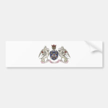 Escudo del dragón de los tejedores etiqueta de parachoque