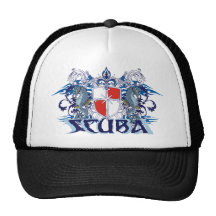 ESCUDO DEL EQUIPO DE SUBMARINISMO GORRO