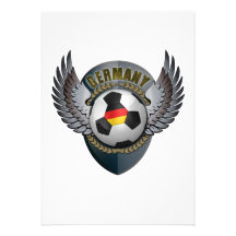 Escudo del fútbol de Alemania Anuncio Personalizado
