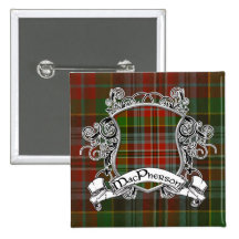 Escudo del tartán de MacPherson Pins