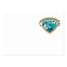 Escudo del trabajador del Exterminator del control Plantillas De Tarjetas Personales