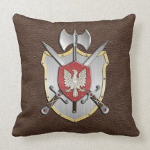 Escudo Eagle Brown de la batalla Cojines