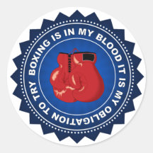 Escudo fantástico del boxeo etiqueta