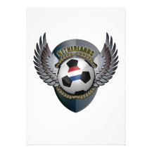Escudo holandés del fútbol anuncio