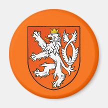 Escudo holandés del león del emblema holandés del  imán de nevera