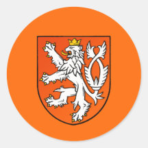 Escudo holandés del león del emblema holandés del  pegatinas  