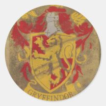Escudo HPE6 de Gryffindor Etiqueta