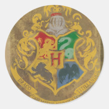 Escudo HPE6 de Hogwarts Pegatinas Redondas