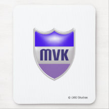 Escudo Mousepad - blanco de MyVirtualKingdom Alfombrilla De Raton