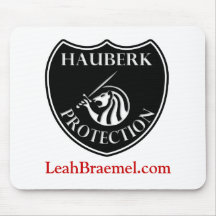 Escudo Mousepad de Hauberk B&W Tapete De Ratones