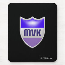 Escudo Mousepad - negro de MyVirtualKingdom Tapetes De Raton