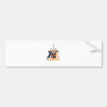 Escudo ningún texto etiqueta de parachoque
