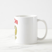 Escudo Poccnr de Rusia Tazas De Café