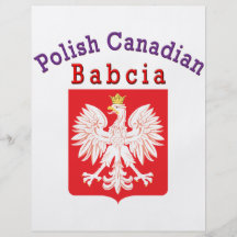Escudo polaco Babcia de Eagle del canadiense Flyer A Todo Color