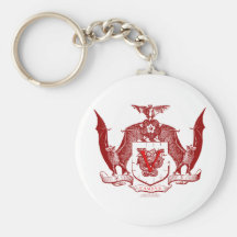 Escudo rojo sangre de Vampyr Llaveros