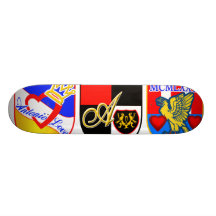 Escudos del amor tablas de patinar