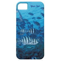 Escuela de los pescados rayados - personalizar iPhone 5 cobertura
