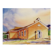 Escuela de Tubac, postal 1885