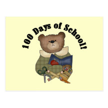 Escuela del oso de peluche 100 camisetas y regalos postal