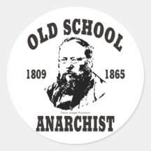 Escuela vieja -- Pierre-Joseph Proudhon Pegatina