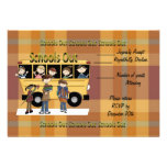 Escuelas hacia fuera invitaciones personalizada