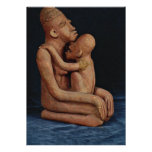 Escultura de una madre y de un niño anuncios  