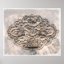 Escultura del dragón impresiones