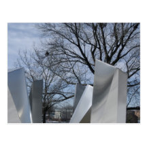 Escultura, parque de Mellon, Pittsburgh, PA Tarjeta Postal