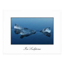Esculturas de hielo tarjetas postales