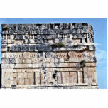 Esculturas del alivio en el templo de los jaguares escultura fotografica