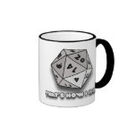 Ése es cómo ruedo d20 tazas de café