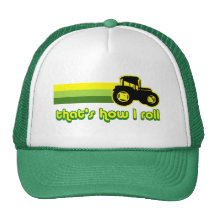 Ése es cómo ruedo el tractor gorros  