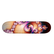 Ése es el punto - arte del fractal tabla de skate