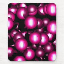 Esferas rosadas Mousepad Tapetes De Raton