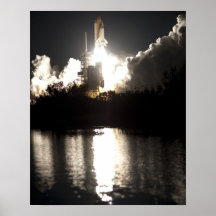 Esfuerzo del transbordador espacial poster