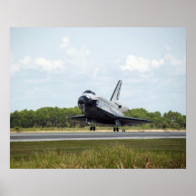 Esfuerzo del transbordador espacial (STS-118) Poster