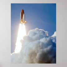 Esfuerzo del transbordador espacial (STS-118) Poster