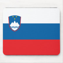 Eslovenia con la frontera, Eslovenia Alfombrilla De Ratón