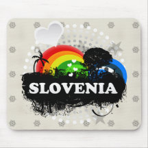 Eslovenia con sabor a fruta linda tapete de raton