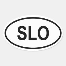 Eslovenia "SLO " Pegatina De Oval